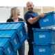 Take the hassle out of packing with EZPak Bins reusable plastic bins!