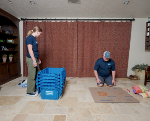 Moving services using EZPak Bins